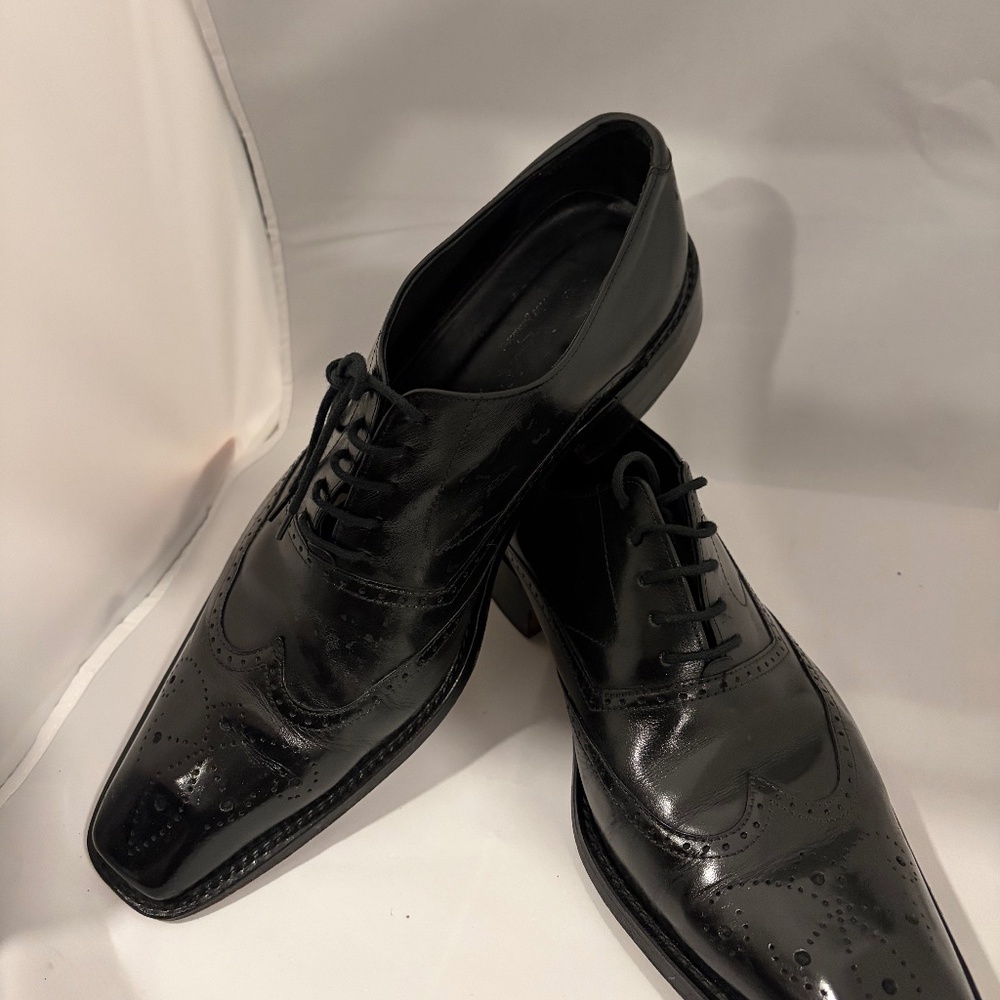 Black Leather Shoes – Handcrafted in Argentina